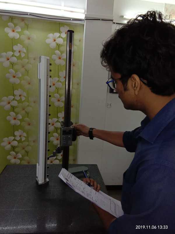height gauge calibration
