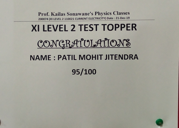 Prof Kailas SonawanePhys