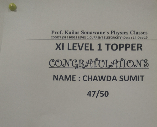Prof .Kailas Sonawane'sP