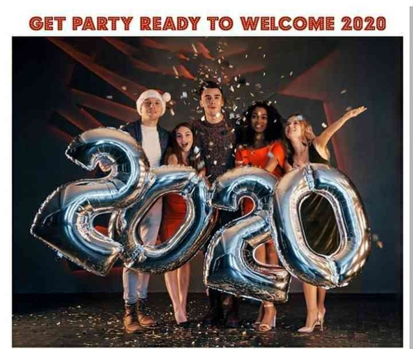 Get party ready to welcome new year 2020