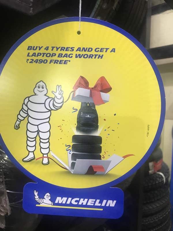 Buy 4 Michelin tyres & get a S