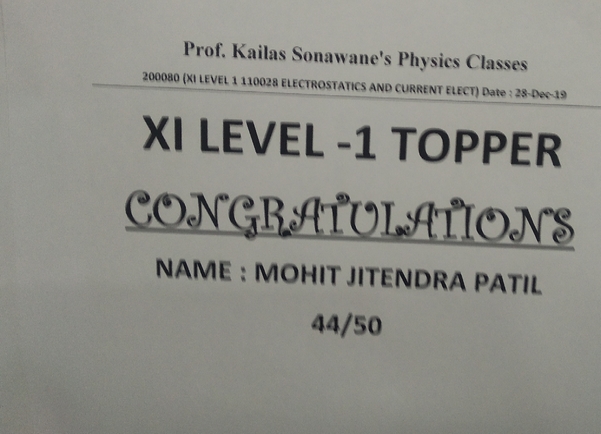 Prof Kailas Sonawane'sPh