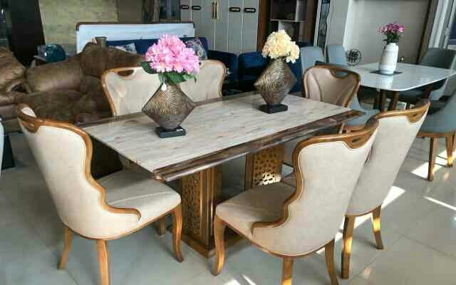 seater italian marble top soli
