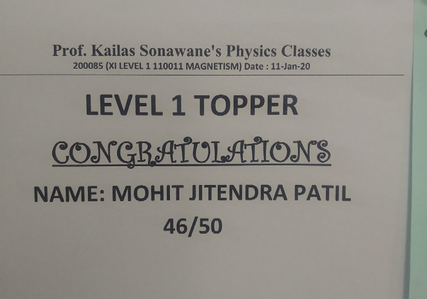 Prof Kailas Sonawane'sPh