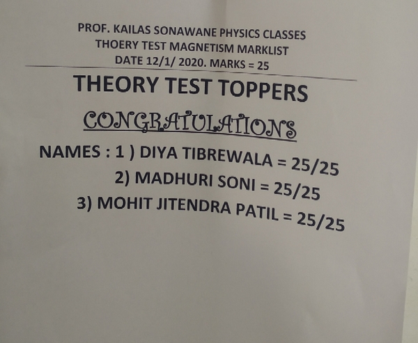 Prof. Kailas Sonawane'sP