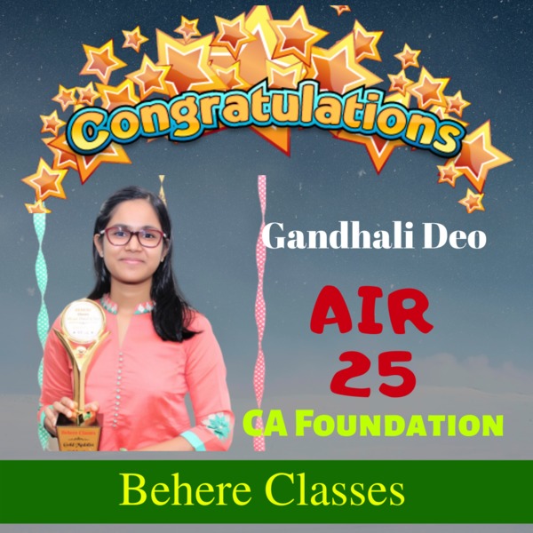 CA Foundation result this