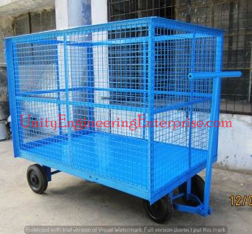 Weld mesh jali Box Trolley, we