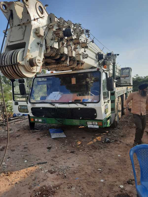 hire crane tyre mounted hire e