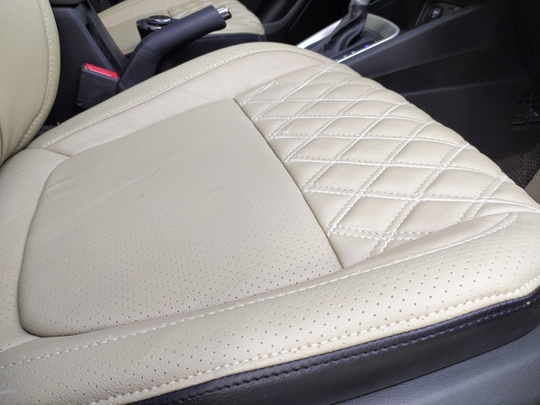Replaced art leather seat cove