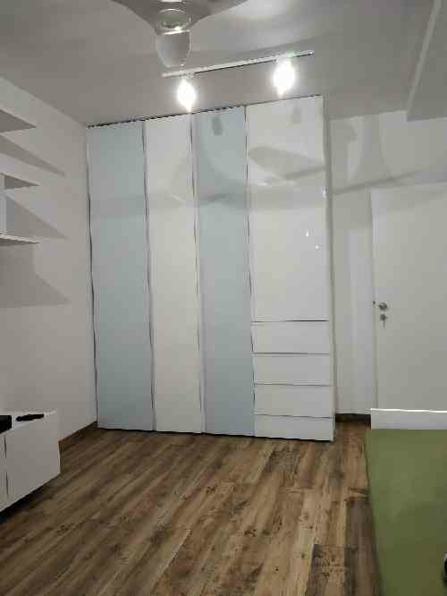 white full height wardrobe