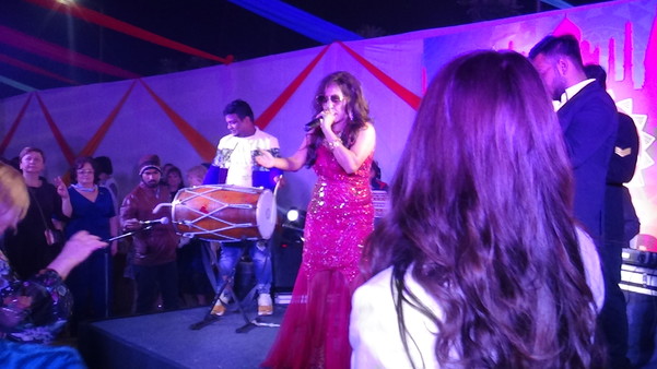 sangeet night live singer