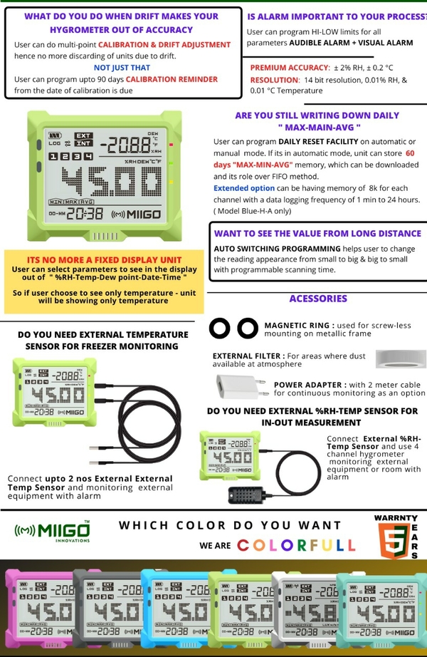 thermo hygrometer advanced