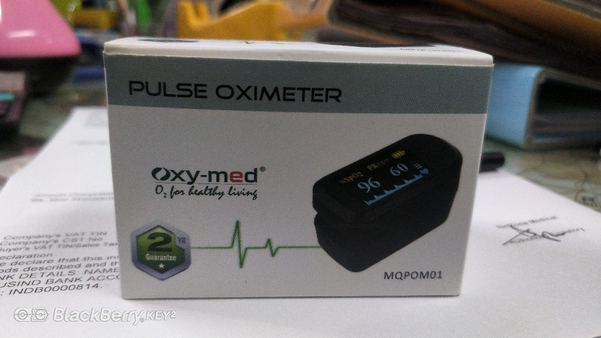 branded fingertip pulse oximet