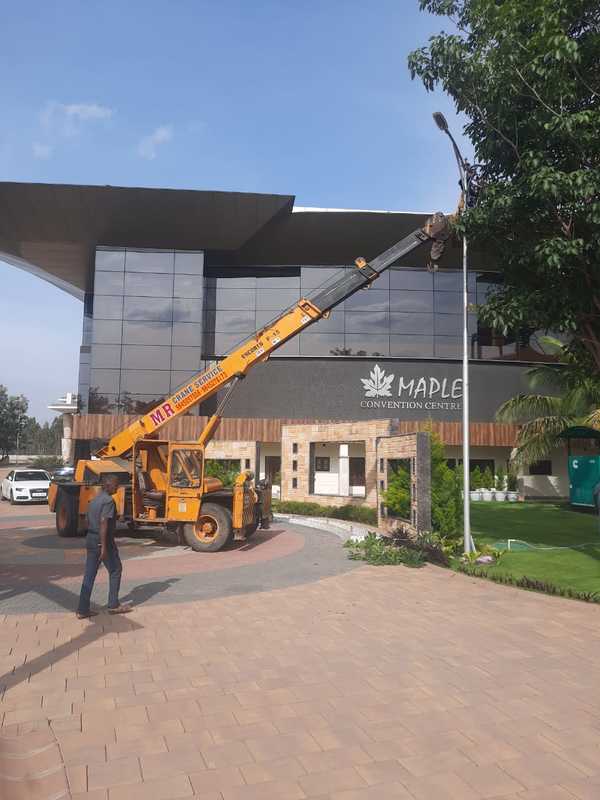 heavy cranestruck cranes hydra