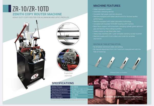 upvc fabrication machine