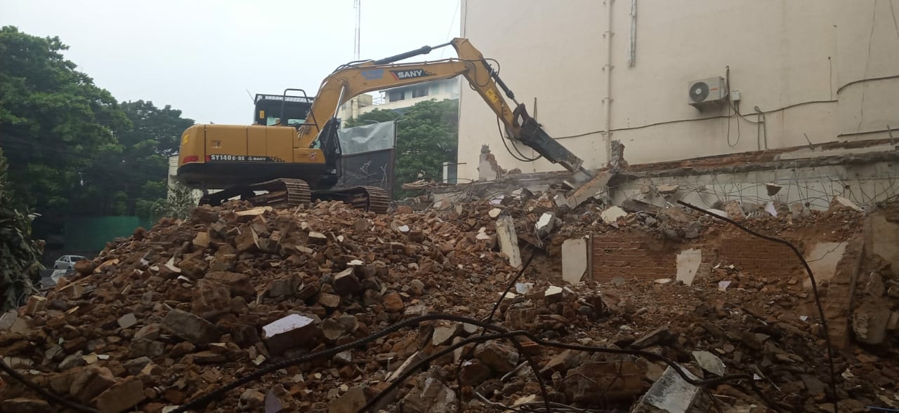 anna nagar shanti colony demol