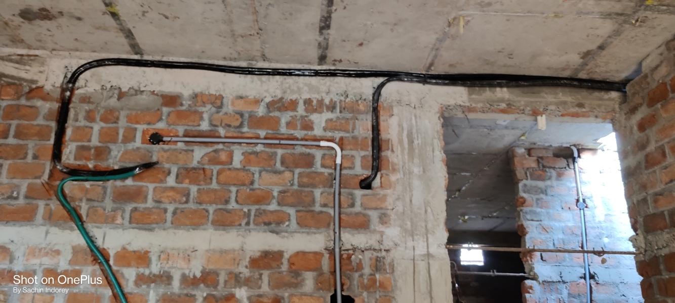 copper pipe installation