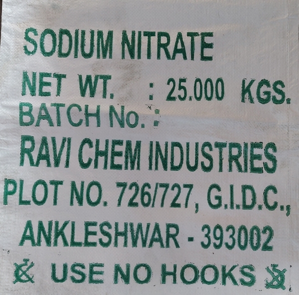 SODIUM NITRATE 99% DRY MATERIA