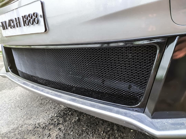 front bumper mesh modified