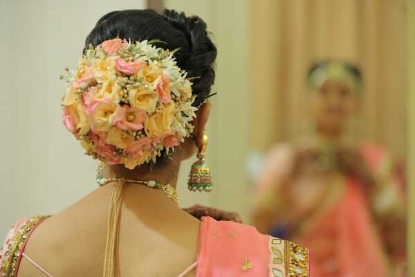 flower hair style
