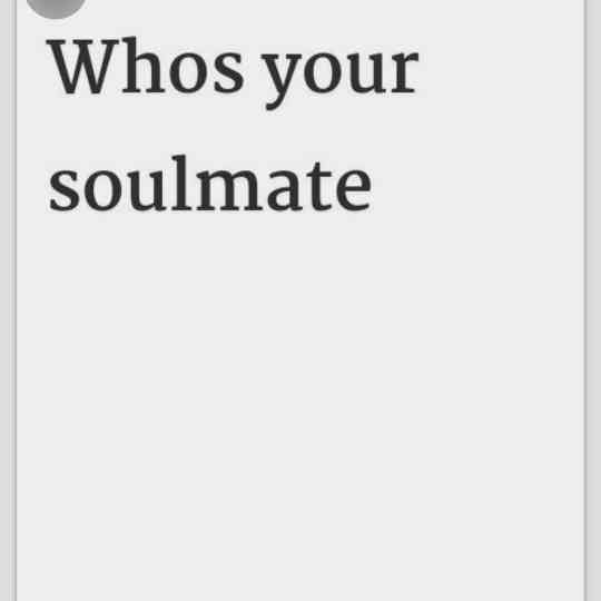 soulmate