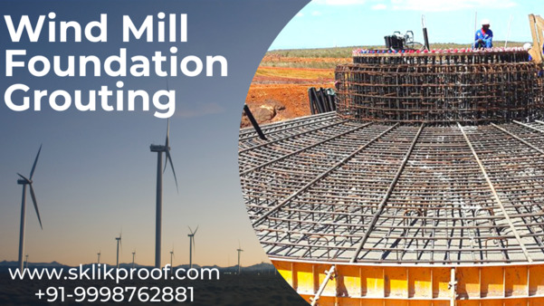 wind mill foundation grouting