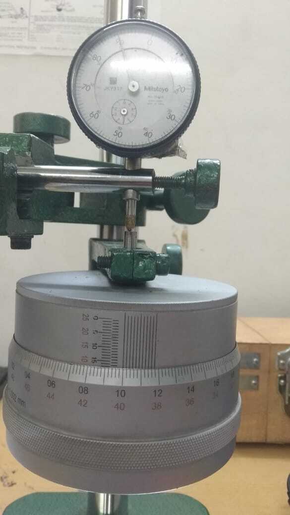 plunger dial gauge calibration