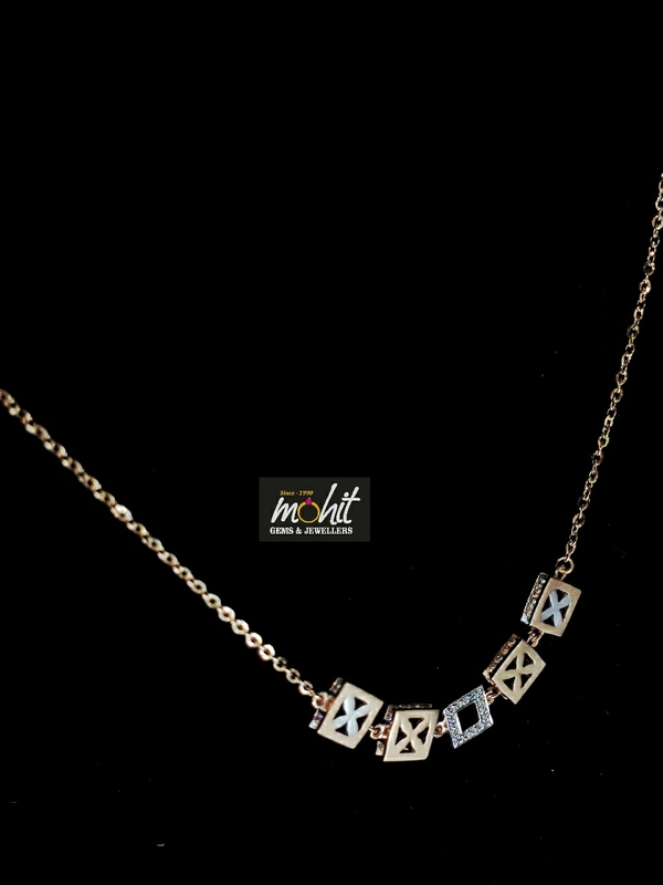luxurious rose gold