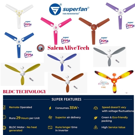 sinox dc hybrid bldc fan