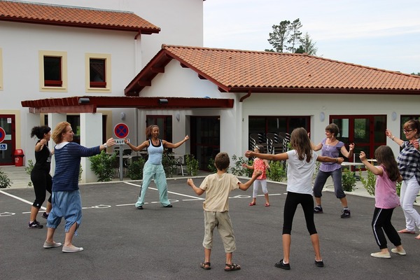 aerobic dancing