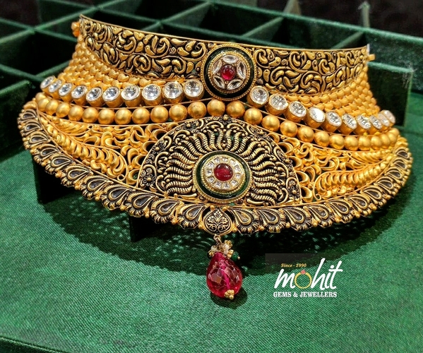 antique choker necklace