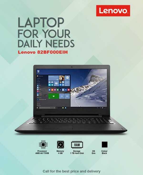 lenovo amd a6 entry level lapt