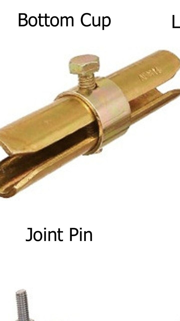 two scaffolding pipes