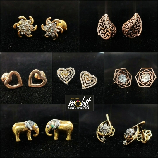 goldpendant studs