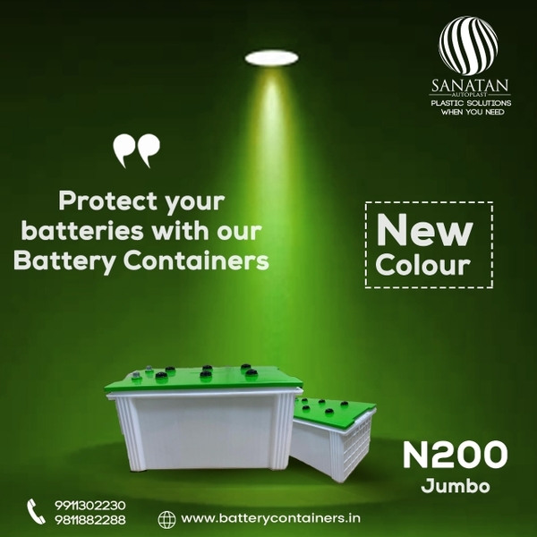 Manufacturer of Plastic Battery Containers