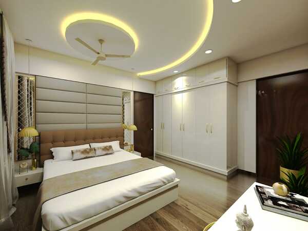 full white modular kitchen man