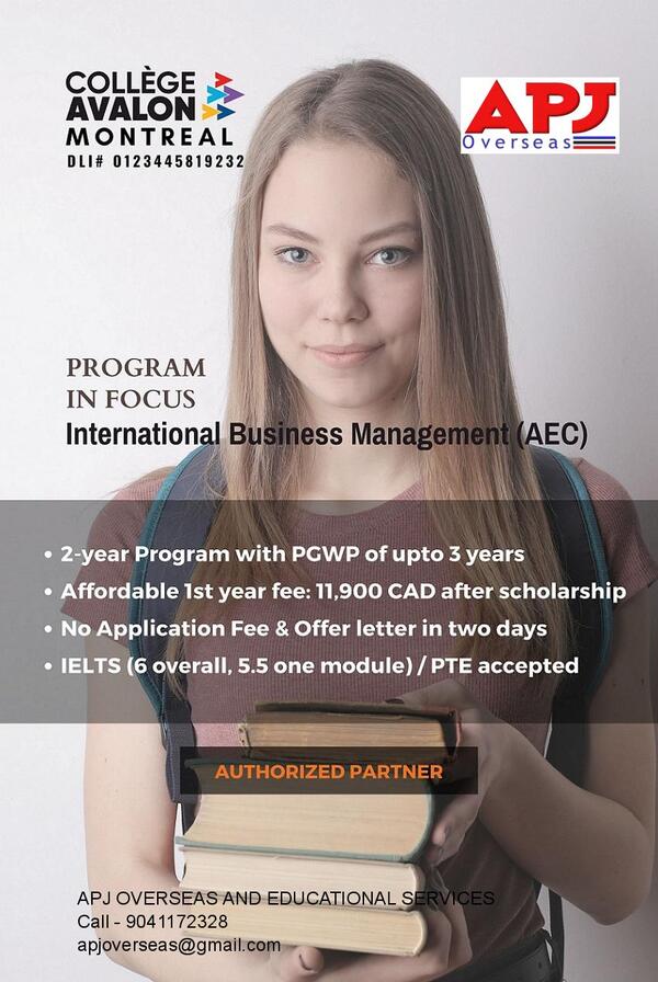 Study in Avalon College M