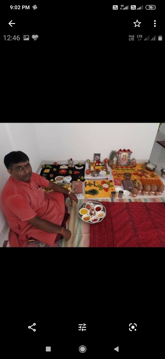 mangala pooja and navagraha po