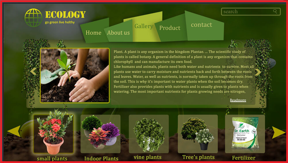 web page design