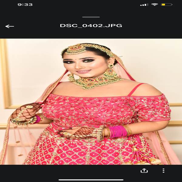 Book bridal now at D Pained Lady salon E