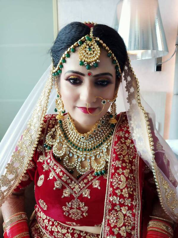 bookings are open for bridal makeup 
wit