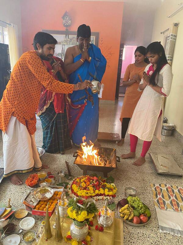 engagement pooja