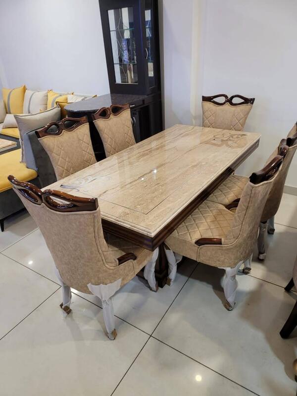 designer marble top dining tab
