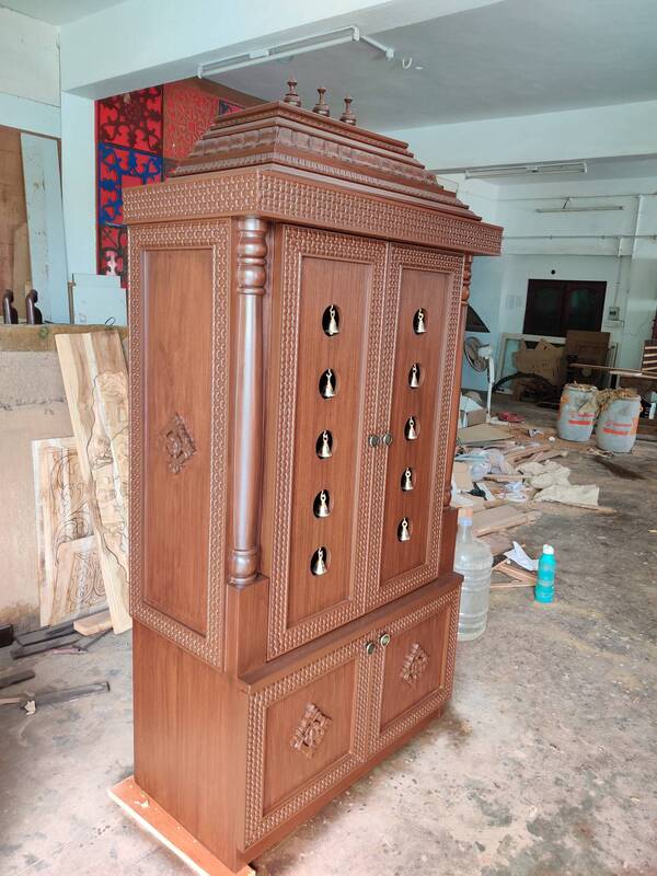 Pooja mandir manufacturers in Chennai Omr decorati JF Arts