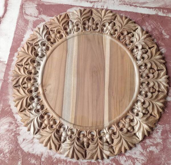 wooden frame