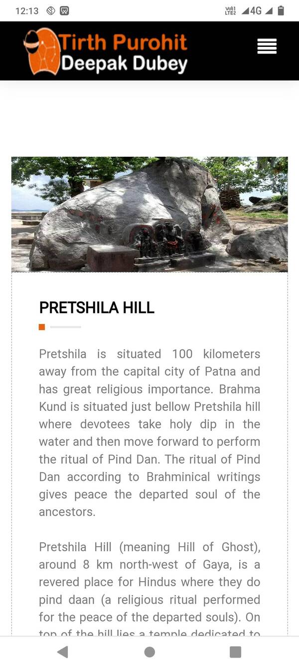 purohit services for pind dan