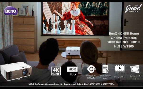 BenQ 4K HDR Home 
Cinema Proje
