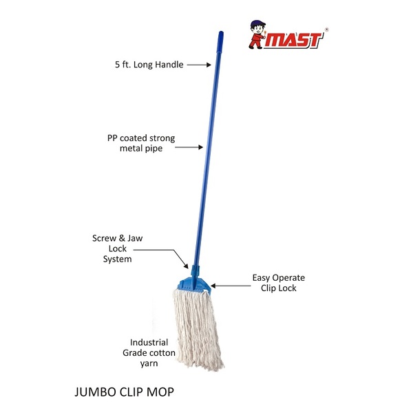 JUMBO CLIP MOP

Features:
Espe