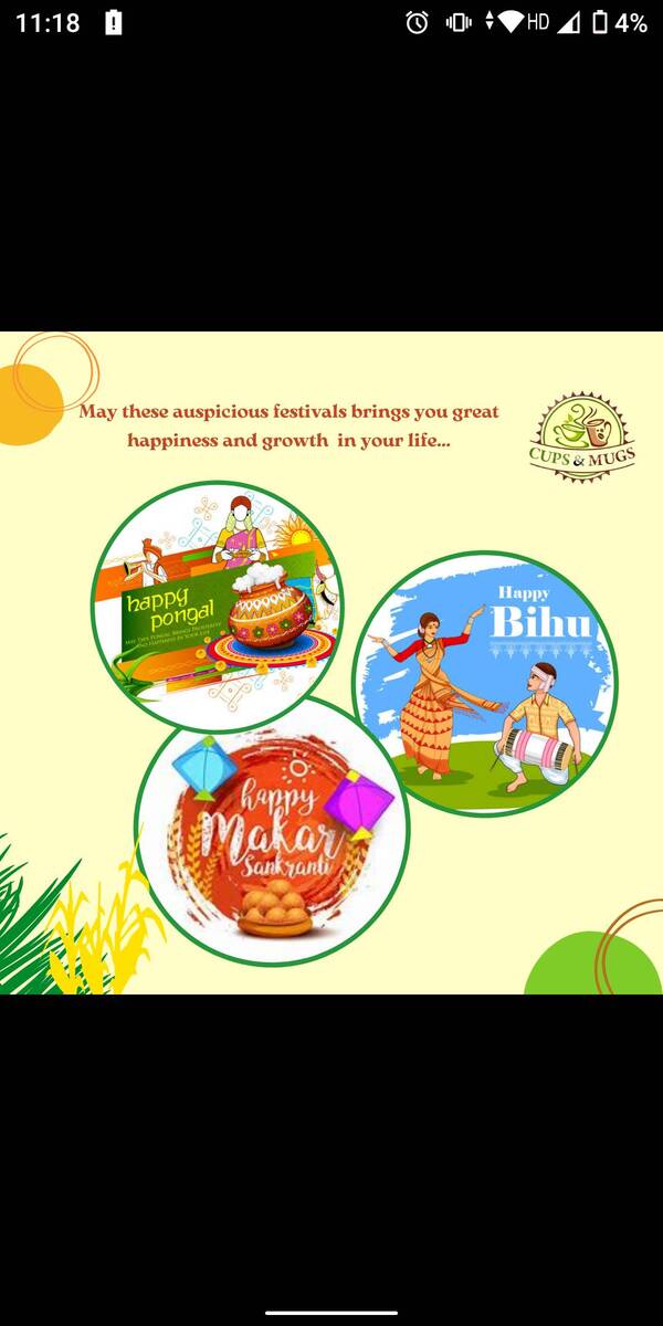 We wish you a happy festivals May these festivals