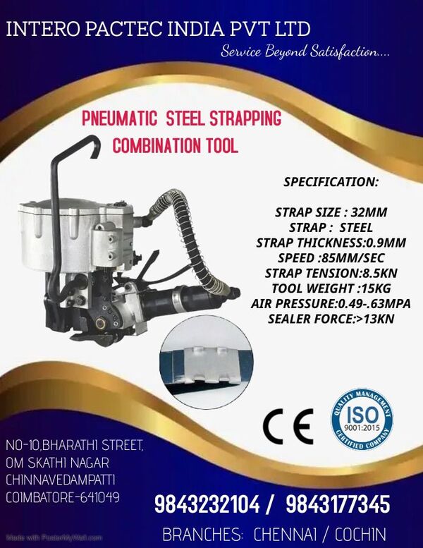 Intero Pneumatic Combination Tool Flat and Ro INTERO PACTEC